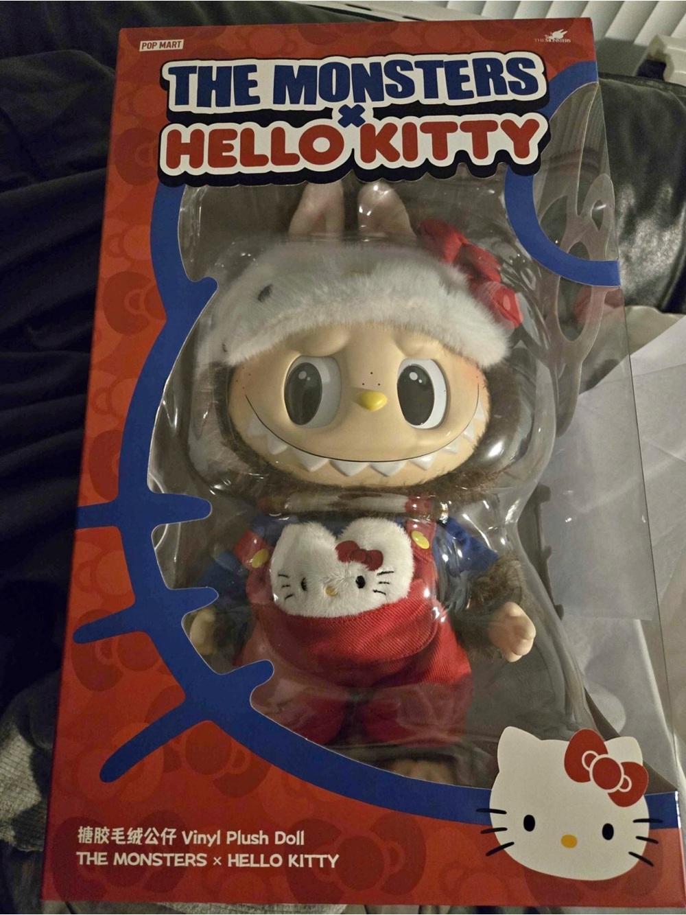 THE MONSTERS x HELLO KITTY Plush Vinyl Doll - Red & White Outfit